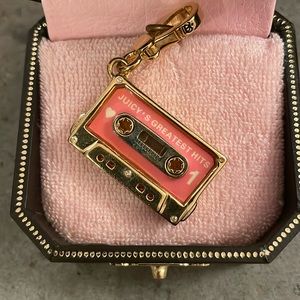 Juicy Couture cassette tape charm YJRU1185 NWT MIB rare